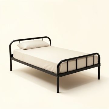 Matoury Metal Twin Platform Bed (synthetic illustration; no displayed measurements)