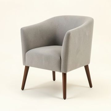 Koge Upholstered Side Chair In Clear (synthetic illustration; no displayed measurements)