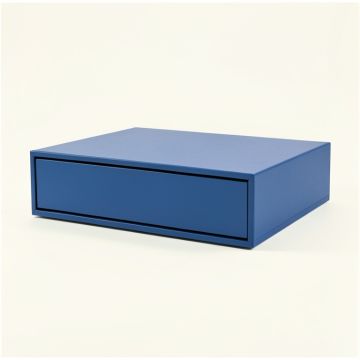 Ash Bridge Desktop Monitor Riser - Blue (synthetic illustration; no displayed measurements)