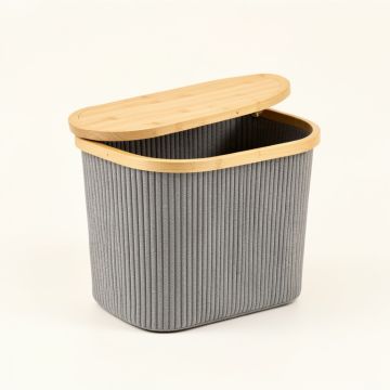 Holly Bluff Laundry Hamper - Gray (synthetic illustration; no displayed measurements)