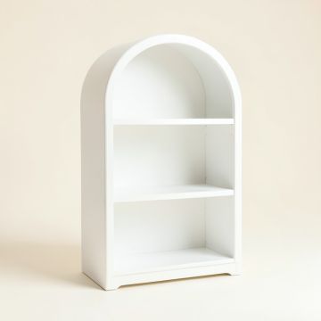Lake Crest Freestanding Bookcase - White (synthetic illustration; no displayed measurements)