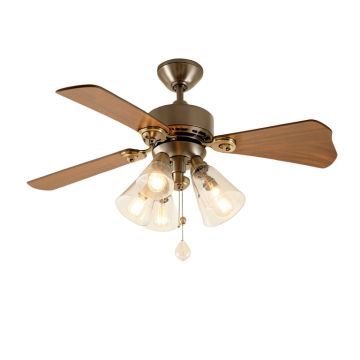 52 '' Poirier 5 - Blade Chandelier Ceiling Fan With Remote Control And Light Kit Included