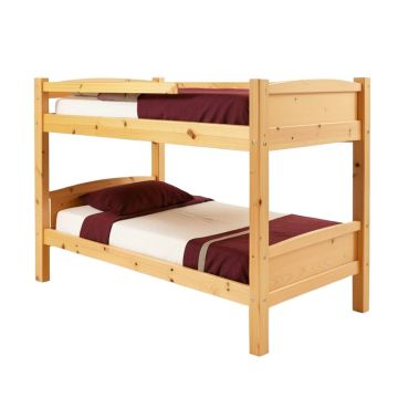 Beseris Full Over Full Solid Wood Standard Bunk Bed