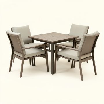 Ables 3 Piece Bistro Set With Cushions (synthetic illustration; no displayed measurements)