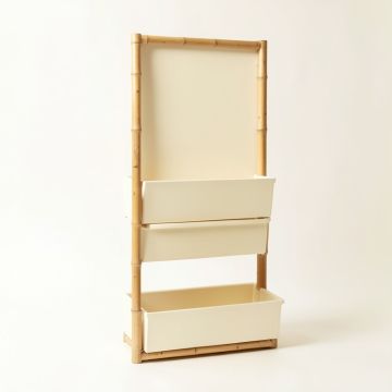 Meadow Bend Empty Vertical Garden Frame - Cream (synthetic illustration; no displayed measurements)