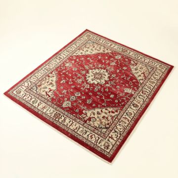Noren Boho Power Loom Red/Beige Rug (synthetic illustration; no displayed measurements)