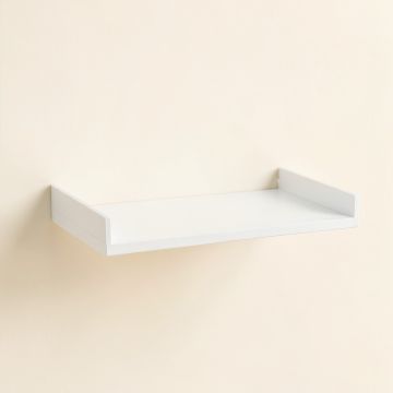 Laurel Bridge Wall-Mounted Shelf - White (synthetic illustration; no displayed measurements)