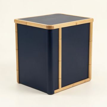 Slate Crossing Side Table - Navy (synthetic illustration; no displayed measurements)
