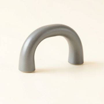Hazel Bend Cabinet Handle Without Packaging - Gray (synthetic illustration; no displayed measurements)