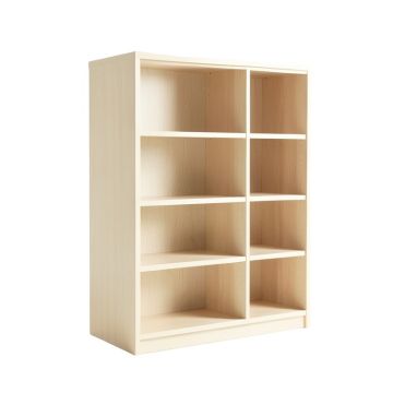 River Crossing Freestanding Bookcase - Ivory