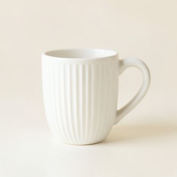 Alder Brook Ceramic Mug - White (synthetic illustration; no displayed measurements)