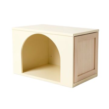Maple Canyon Empty Furniture-Style Litter Enclosure - Cream