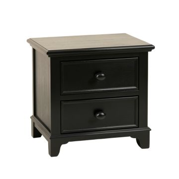 Sage Edge Nightstand - Black