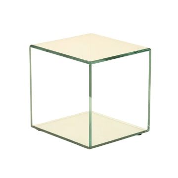 Crewkerne Glass Top Frame End Table