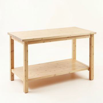 Brook Bluff Empty Workshop Workbench - Beige (synthetic illustration; no displayed measurements)