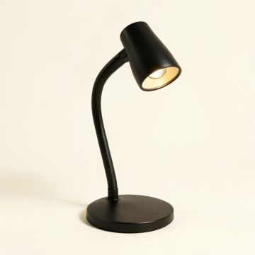 Markey 21 '' Black Desk Lamp (synthetic illustration; no displayed measurements)