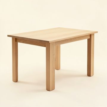 Dessie Solid Wood Dining Table (synthetic illustration; no displayed measurements)