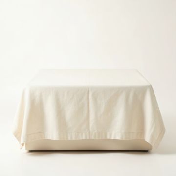 Reed Dell Flat Bed Sheet - Cream (synthetic illustration; no displayed measurements)