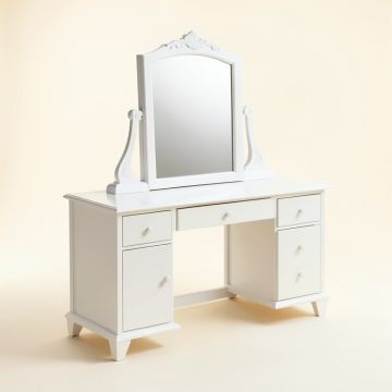Bizier Vanity Vanity With Mirror (synthetic illustration; no displayed measurements)