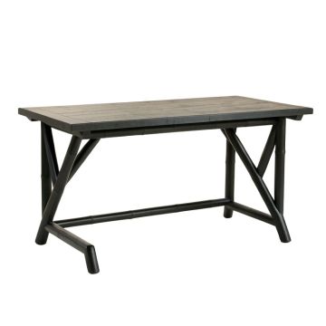 Heath Canyon Empty Workshop Workbench - Black