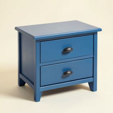 Lake Bridge Nightstand - Blue (synthetic illustration; no displayed measurements)