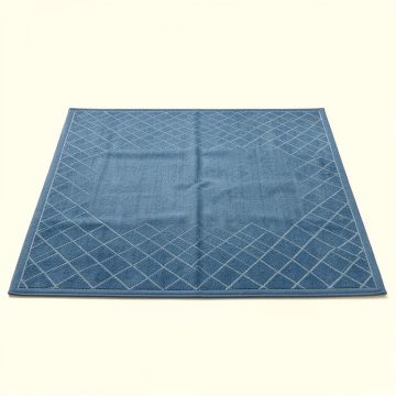 Olive Bluff Rectangular Outdoor Rug - Blue (synthetic illustration; no displayed measurements)