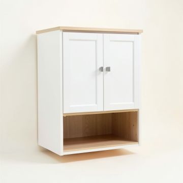 Ridge Crossing Wall-Mounted Laundry Cabinet - White (synthetic illustration; no displayed measurements)
