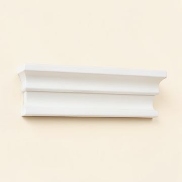 Urethane Westchester Ornate 2.5 '' H X 96 '' W X 0.5 '' Crown Molding (synthetic illustration; no displayed measurements)
