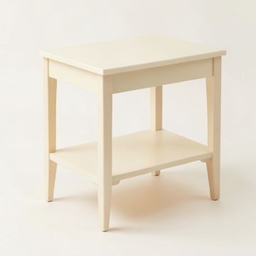 Laurel Falls Side Table - Cream (synthetic illustration; no displayed measurements)