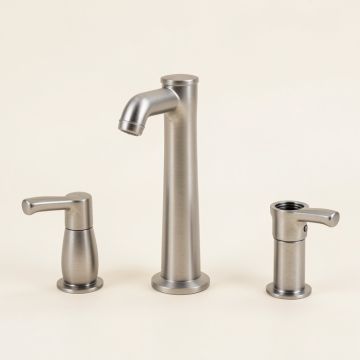 Dryden Widespread Bathroom Faucet With Drain Assembly (synthetic illustration; no displayed measurements)