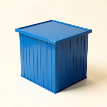 Glen Dale Closed Outdoor Storage Box - Blue (synthetic illustration; no displayed measurements)