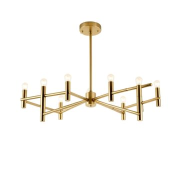 Cortes 8 - Light Sputnik Modern Linear Chandelier (synthetic illustration; no displayed measurements)