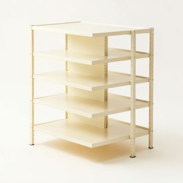 Juniper Dale Desktop Shelving Unit - Ivory (synthetic illustration; no displayed measurements)