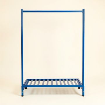 Elm Crossing Empty Garment Rack - Blue (synthetic illustration; no displayed measurements)