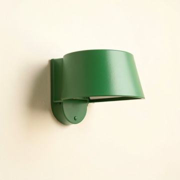 Wren Canyon Wall Sconce Mounted On A Plain Wall - Green (synthetic illustration; no displayed measurements)