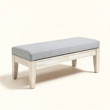 Ariyan Upholstered Wood Bench (synthetic illustration; no displayed measurements)