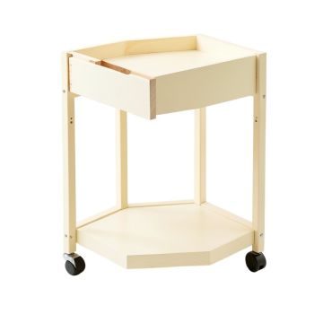 River Bluff Empty Rolling Workshop Cart - Cream