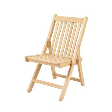Cedar Branch Folding Outdoor Chair - Beige