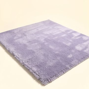 Shag Hand-Tufted Wool Lavender Area Rug (synthetic illustration; no displayed measurements)