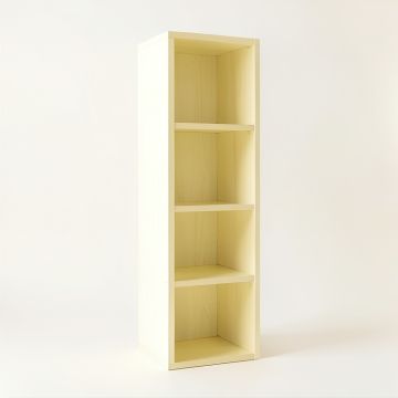 Dawn Dell Narrow Cubby Tower - Ivory (synthetic illustration; no displayed measurements)