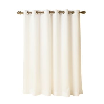 Solid Semi-Sheer Grommet Curtain Panels (synthetic illustration; no displayed measurements)