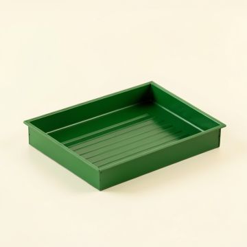 Linden Edge Empty Under-Desk Cable Tray - Green (synthetic illustration; no displayed measurements)