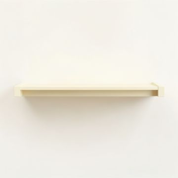 Hazel Arc Wall-Mounted Shelf - Cream (synthetic illustration; no displayed measurements)