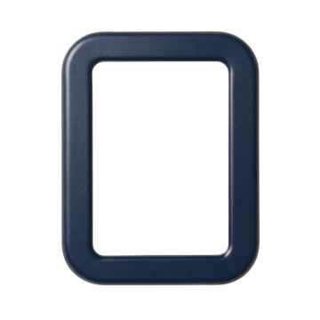Vale Branch Framed Wall Mirror - Navy