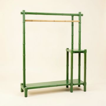 Aspen Brook Empty Garment Rack - Green (synthetic illustration; no displayed measurements)