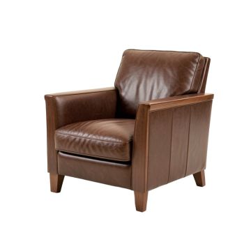 Almaraz 33.7 '' Wide Leather Match Armchair
