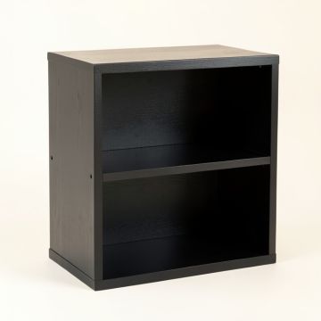 Linden Bluff Low Toy Storage Unit - Black (synthetic illustration; no displayed measurements)