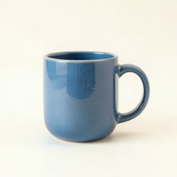Flint Bridge Ceramic Mug - Blue (synthetic illustration; no displayed measurements)