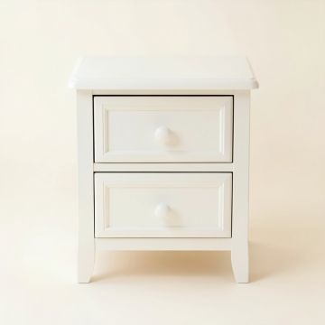 Elm Edge Nightstand - White (synthetic illustration; no displayed measurements)