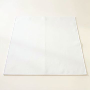 Meadow Arc Rectangular Outdoor Rug - White (synthetic illustration; no displayed measurements)